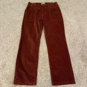 Sundance Driftwood Palmer Corduroy Pants In Rust